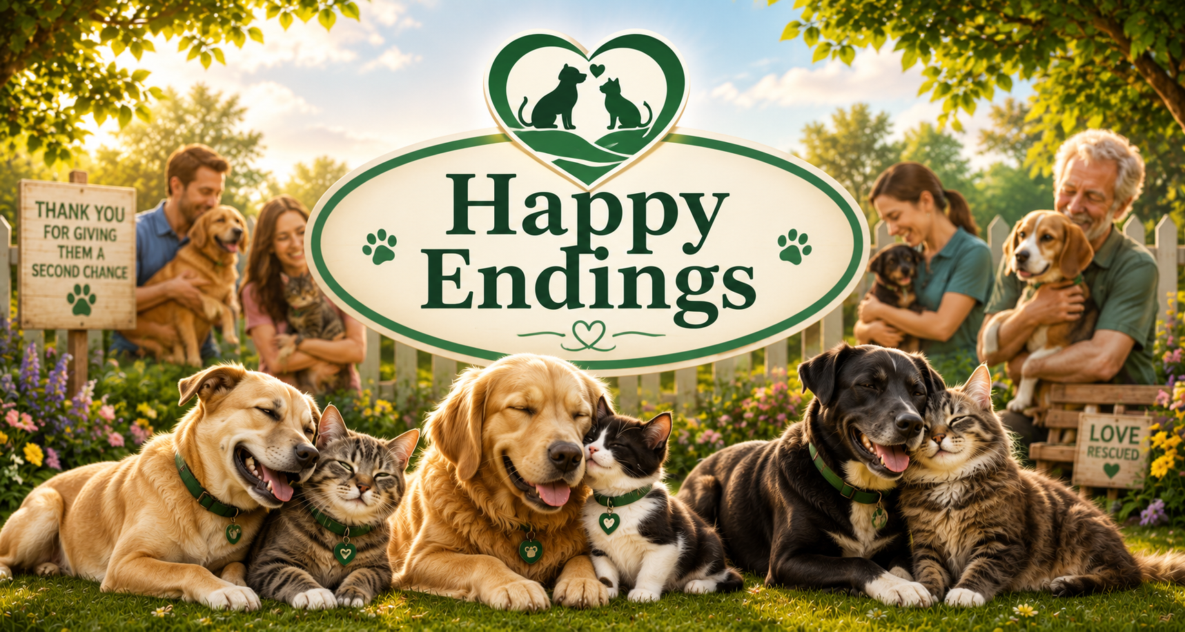 Happy Endings – Adopted & Rescued Pets