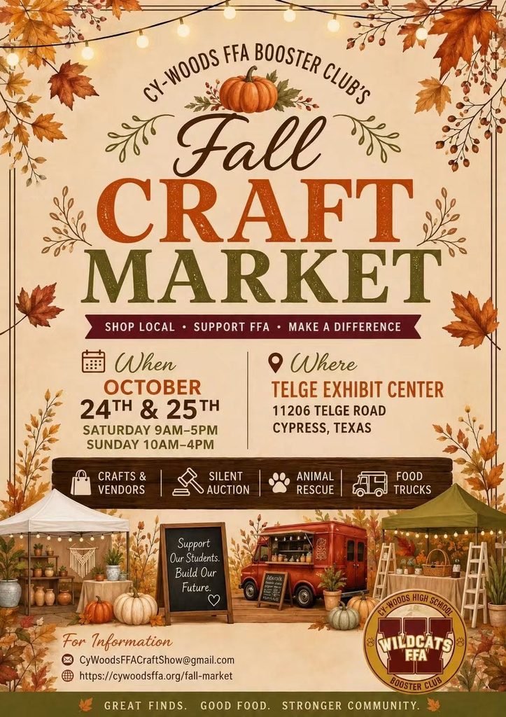 CY-Woods FFA Fall Show cy wood ffa 2026