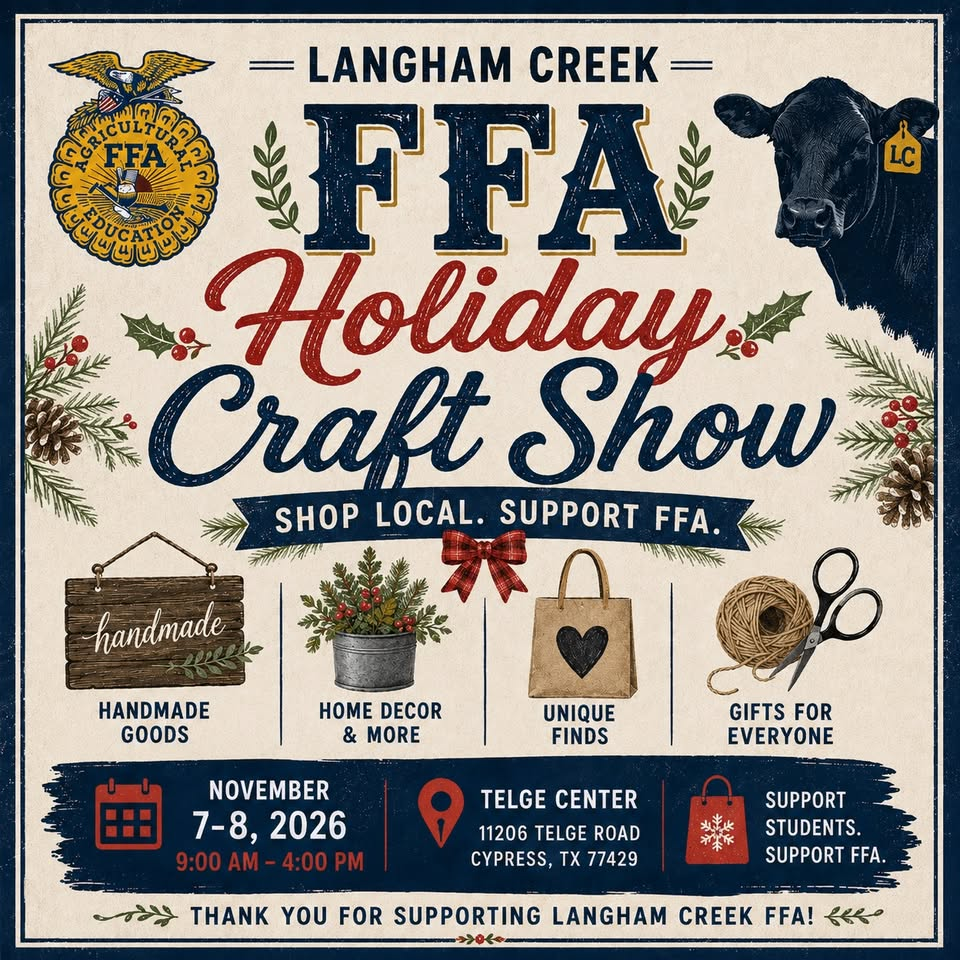 Langham Creek FFA Holiday Craft Show image
